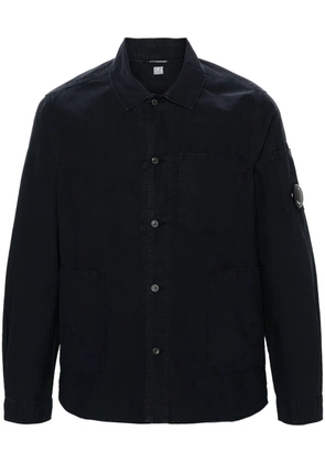 C.P. Company Lens-detail cotton overshirt - Blue