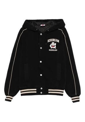 ICECREAM Hooded Graphic kacket - Black