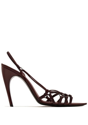 Nensi Dojaka 100mm strappy sandals - Red