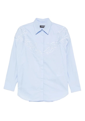 DONDUP embroidered-detail shirt - Blue