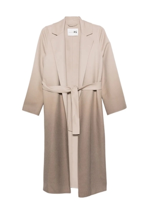 Manzoni 24 belted-waist coat - Neutrals