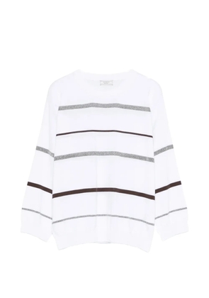 Peserico striped top - White
