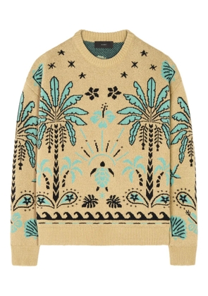 Alanui Echoes of the Island sweater - Neutrals