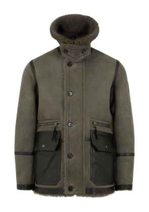 Belstaff Snowfield leather coat - Grey