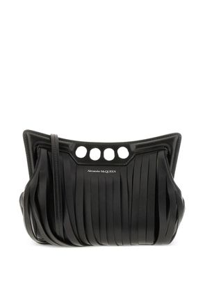 Alexander McQueen mini The Peak fringes bag - Black