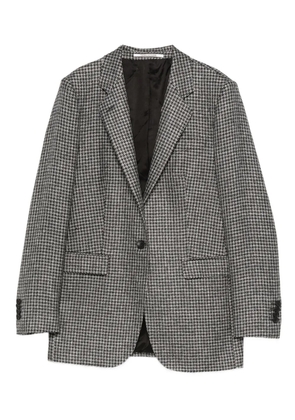 Tagliatore houndstooth single-breasted blazer - Grey