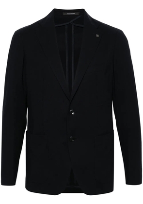 Tagliatore notched-lapels single-breasted blazer - Blue