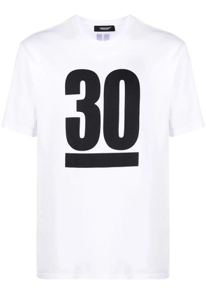 Undercover tape print T-shirt - White