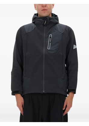 and Wander zip-up hooded jacket - Grey