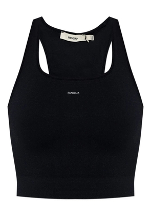 Pangaia racer-back compression tank top - Black