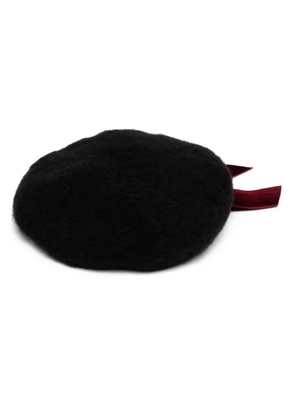 Jennifer Behr bow beret - Black
