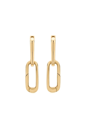 Monica Vinader 18kt gold vermeil Alta Capture Charm drop earrings