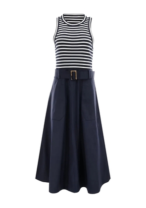 Veronica Beard Jordyn belted dress - Blue