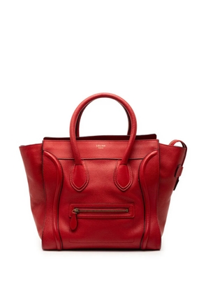 Celine Pre-Owned 2012 Mini Leather Luggage Tote handbag - Red