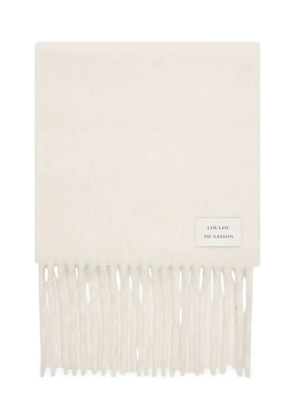 LouLou de Saison Santo fringed scarf - Neutrals