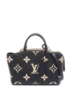 Louis Vuitton Pre-Owned 2021-2025 Bicolor Monogram Empreinte Giant Petit Palais satchel - Black