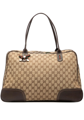 Gucci Pre-Owned 2000-2015 GG Canvas Princy Weekender travel bag - Brown