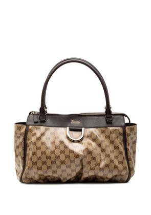 Gucci Pre-Owned 2000-2015 GG Crystal Abbey D Ring tote bag - Brown