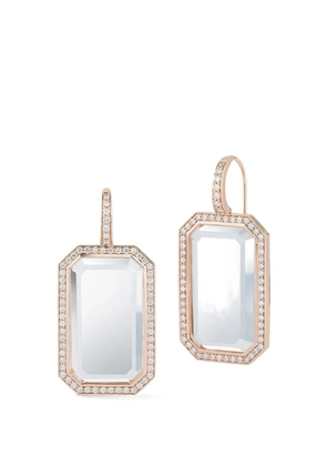 Walters Faith crystal and diamond earrings - Pink