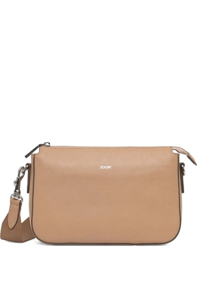 Joop! logo-plaque cross body bag - Neutrals