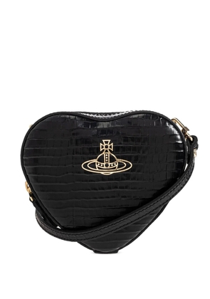 Vivienne Westwood heart-shaped cross body bag - Black