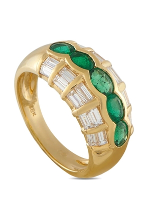 LB Exclusive diamond emerald ring - Gold