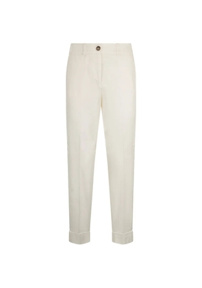 Peserico cuffed trousers - Neutrals