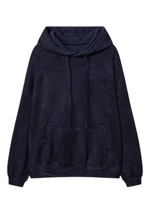 Juun.J hooded pocket-detail hoodie - Blue