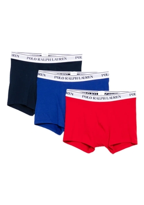 Polo Ralph Lauren logo-waistband briefs (set of three) - Blue