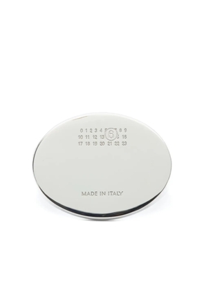 MM6 Maison Margiela oval-shaped ring - Silver