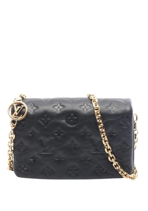 Louis Vuitton Pre-Owned 2021-2025 Monogram Embossed Pochette Coussin crossbody bag - Black