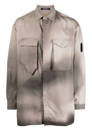 A-COLD-WALL* gradient-effect cotton shirt - Neutrals