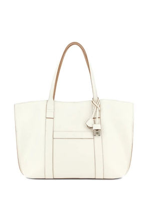Hogan initial charm strap tote bag - Neutrals