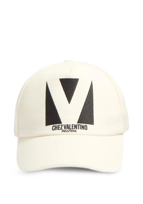 Valentino Garavani logo-embroidered baseball cap - White