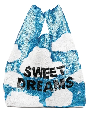 Ashish sequin-embellished tote bag - Blue