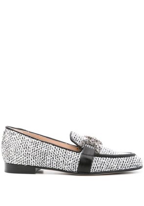 Roberto Festa Joys tweed loafers - Black