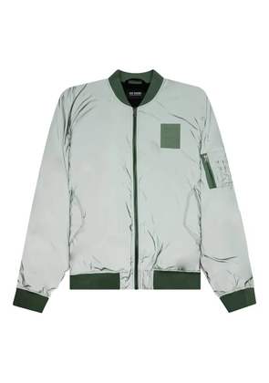 Raf Simons logo-patch bomber jacket - Green