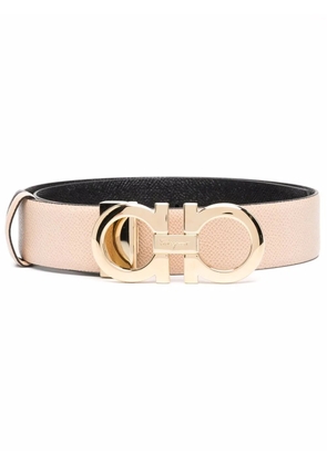 Ferragamo Reversible Gancini belt - Neutrals
