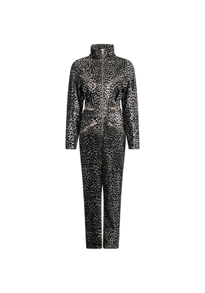 Philosophy Di Lorenzo Serafini zipped animal-print jumpsuit - Black