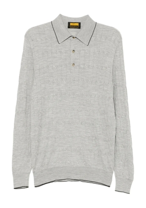 Svevo knitted polo shirt - Grey