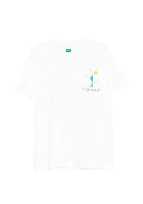 FLÂNEUR logo-graphic T-shirt - White