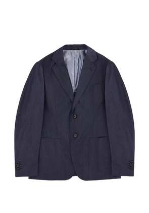 Giorgio Armani single-breasted blazer - Blue
