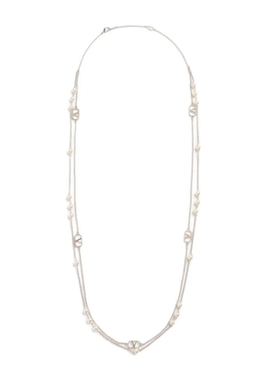 Valentino Garavani VLogo Signature double-chain necklace - Silver