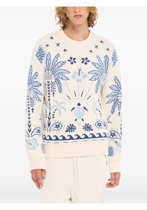 Alanui Echoes of the Island sweater - Neutrals
