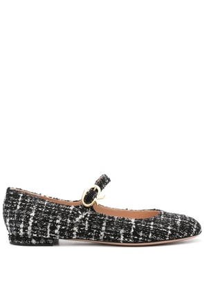 Gianvito Rossi Mary Ribbon ballerina shoes - Black