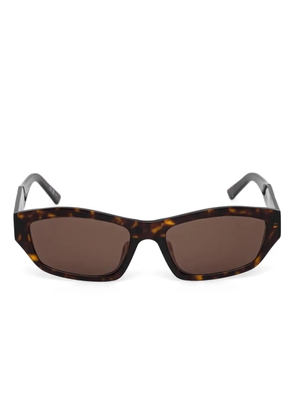 Balenciaga Eyewear logo-detail sunglasses - Brown