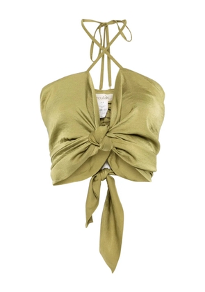 MOUTAKI knot-detail top - Green