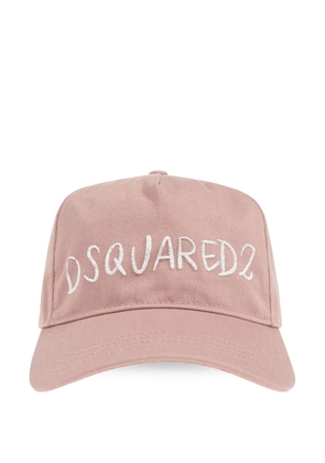 DSQUARED2 logo-embroidered cap - Pink