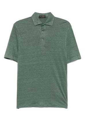 Dell'oglio linen polo shirt - Green