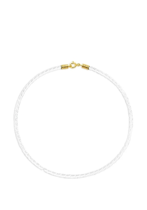 BUDDHA MAMA leather cord necklace - Gold